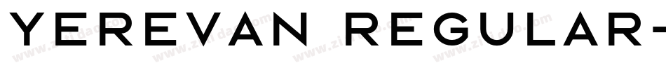 Yerevan Regular字体转换